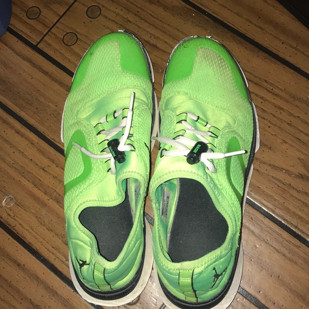 Neon Green Jordan Shoes